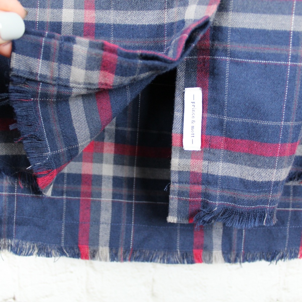DA 1961 Prince & Mott Flannel ShirtDress w Pockets - Picture 7 of 8